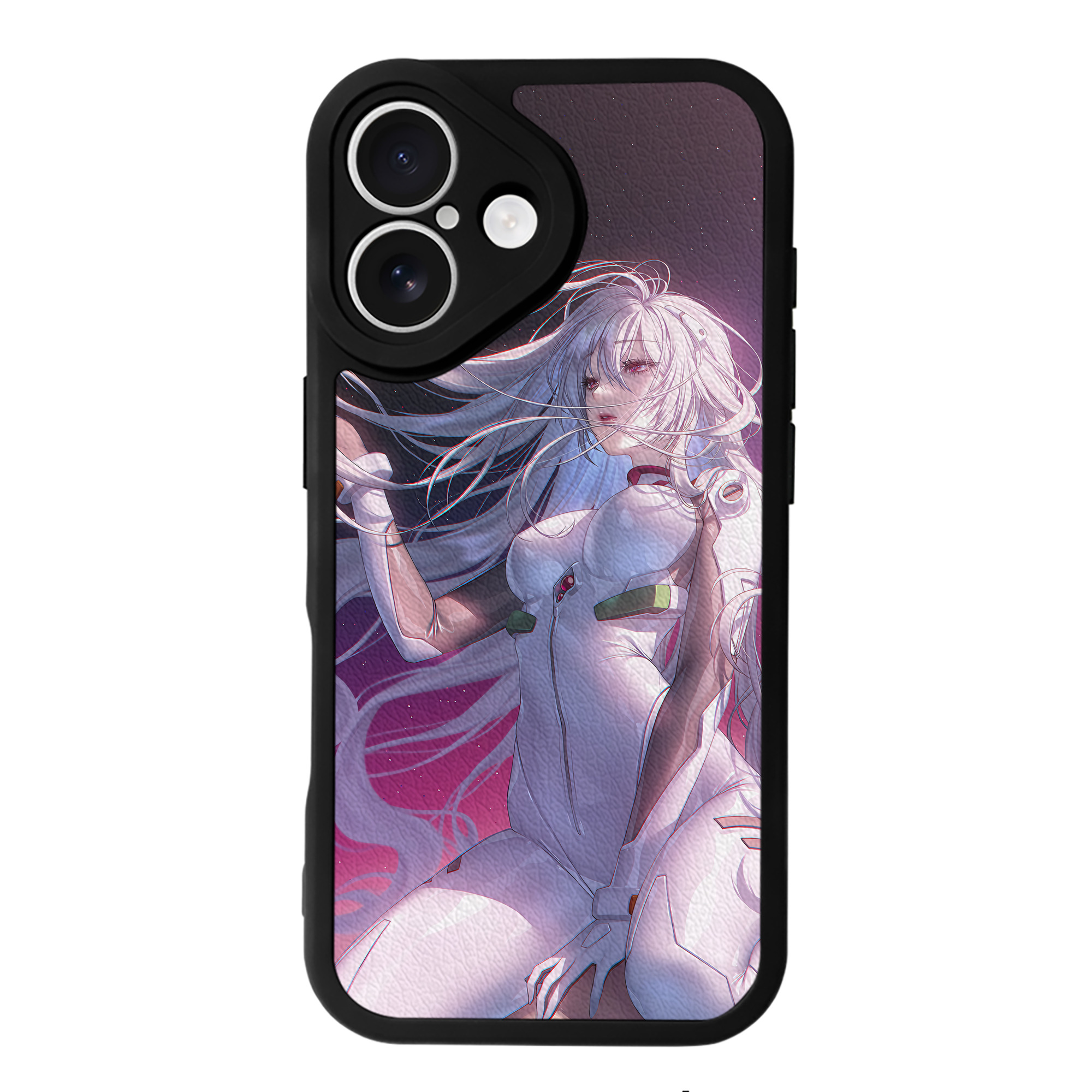 （画像用） EVA 新世紀エヴァンゲリオン 【iPhone 16シリーズ対応】シリコンスマホケース（レザー調） 材質：シリコン